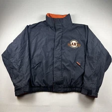 Vintage San Francisco Giants Jacket Mens XL Black G-III Carl Banks MLB Full Zip