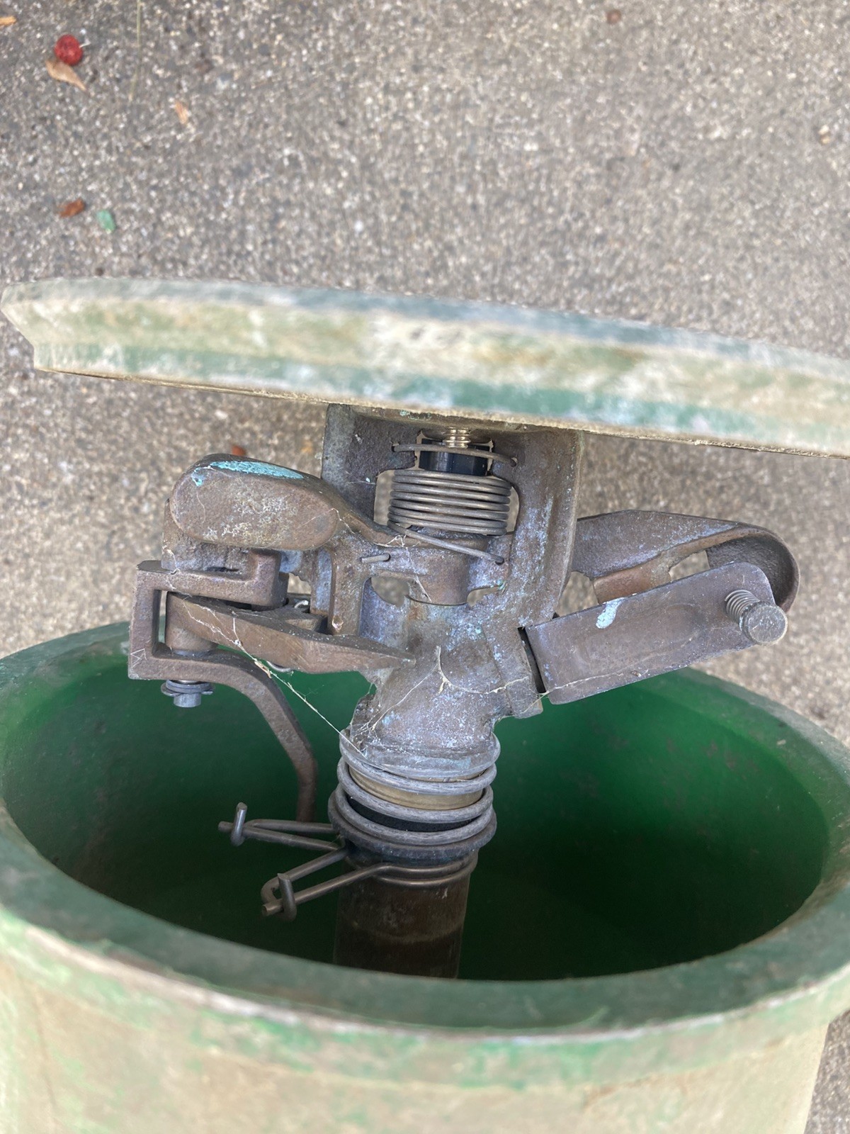 Two Used Weathermatic k-Series Pop-up impact Sprinklers K60P