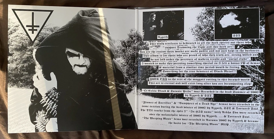 Drowning the Light Vinyl Lot Of Celtic Blood Through the Noose Satanic Warmaster - Image 4 of 4