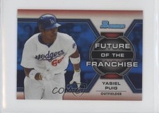 2013 Bowman Draft Future of the Franchise Blue Refractor /250 Yasiel Puig 09ai