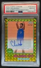 2024-25 Topps Chrome Chet Holmgren 1973 Auto Gold Geometric Refractor /50 PSA 10