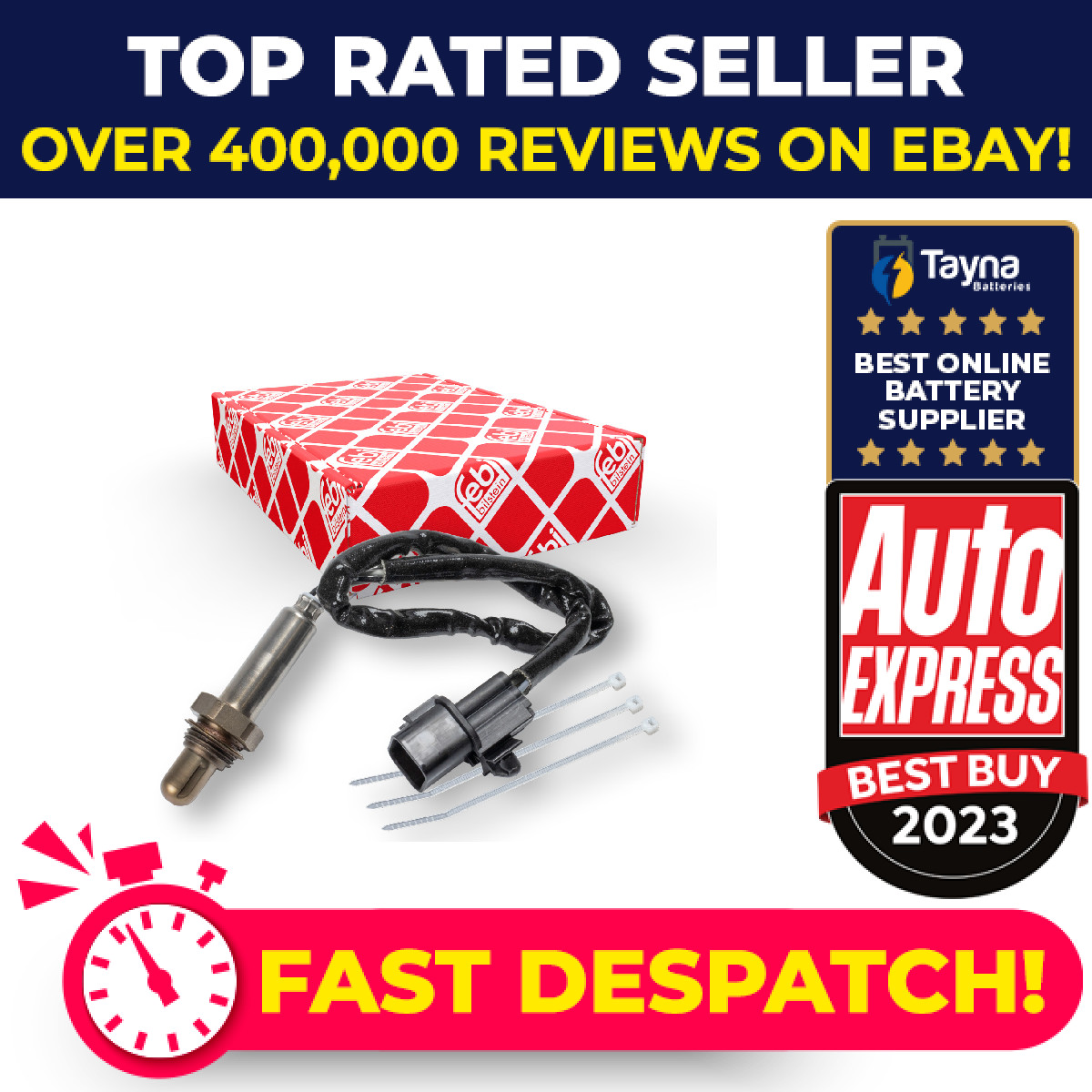 Lambda Sensor fits CHEVROLET CAPTIVA 2.4 2006 on Oxygen 96415640 Febi Quality