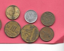 PERU6 DIFFERENT 1973-2010 CIRCULATED-UNC COIIN COLLECTION LOT SET INC OLD
