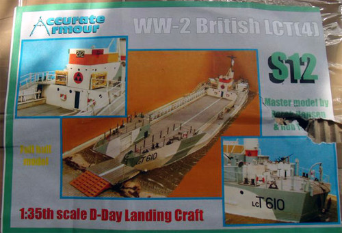 1/35 Accurate Armour #S12 WW2 British LCT (4) (resin kit) CBN