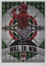 2022 Panini Mosaic Will to Win Green Mosaic Prizm Joey Votto #WW-2 b4d