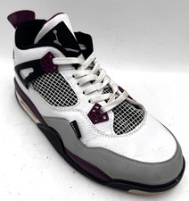 Air Jordan 4 Retro X Paris Saint-germain Mens Sneakers 12 White Shoes Cz5624-100