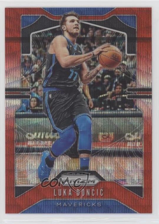 2019-20 Panini Prizm Ruby Wave Prizm Luka Doncic #75