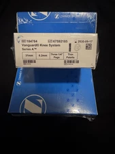 Zimmer Vanguard Knee System Series A 31mm/6.2mm Three 1/4' Pegs Thin Patella New