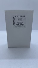 Chanel Allure Homme Sport COLOGNE Eau de Toilette Spray 3.4floz New Testerbottle