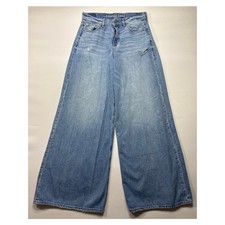 American Eagle Women's Super High Rise Ultra Wide Leg Jeans - 4 Reg 29x31.5 