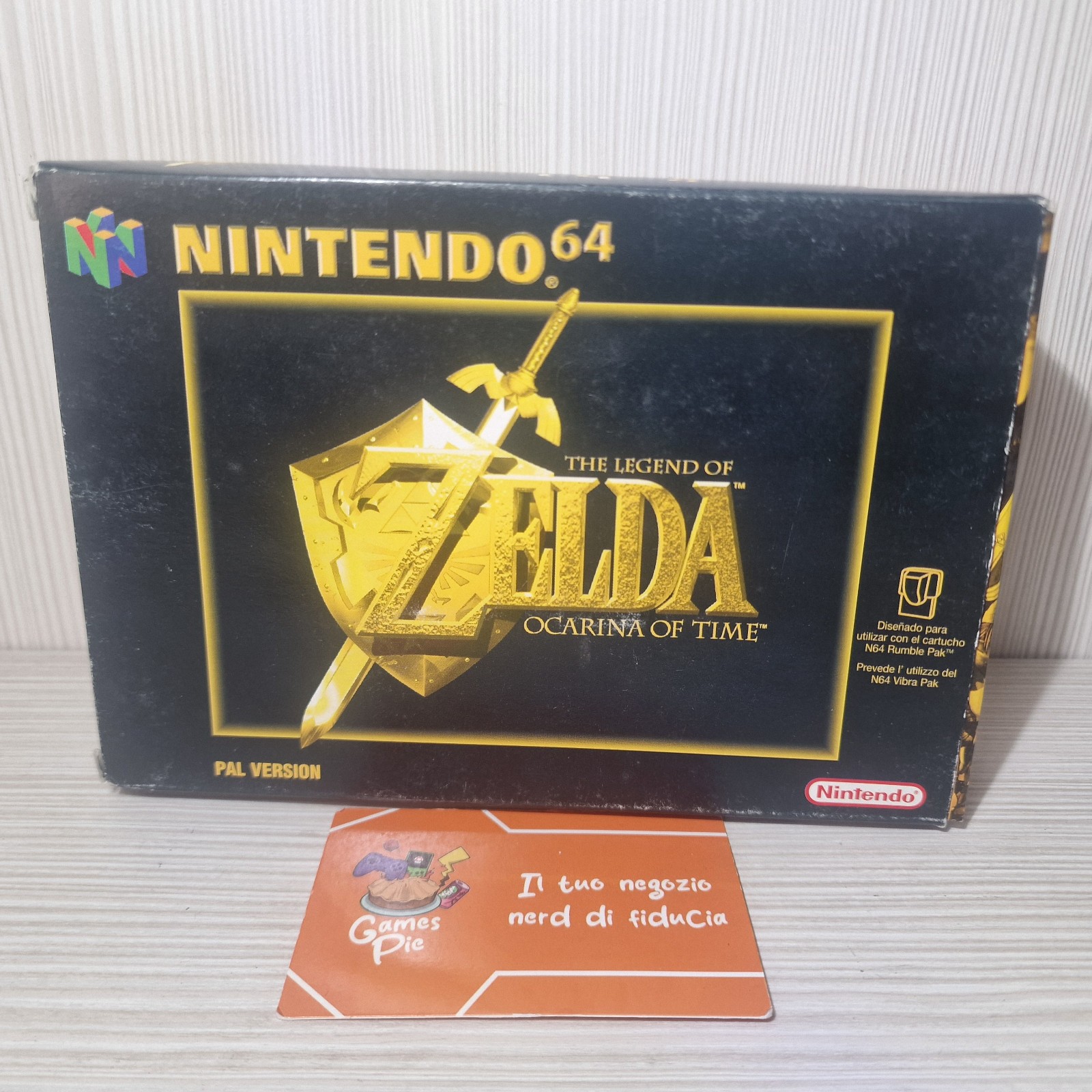 The Legend of Zelda: Ocarina of Time Gold Collector N64 – Factory Sealed OVP (Red Strip / H-Seam)