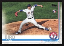 2019 Topps Update #US80 Kyle Bird Texas Rangers