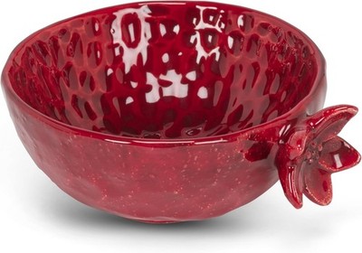 Abbott Collect Small Pomegranate Shaped Bowl - Ceric, Red (4.5''L)