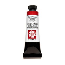 DANIEL SMITH Extra Fine Watercolor Paint, 15ml Tube, Mayan Orange, 284600216