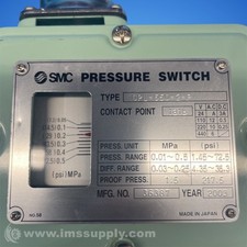 SMC OPL-650-2-P Differential Pressure Switch FNIP