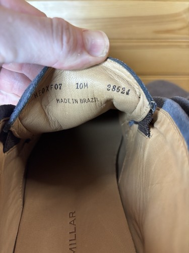 PETER MILLAR Excursionist Slip-On Chukka Suede Leather Boots Blue 10 $298 NWOB - Picture 2 of 8