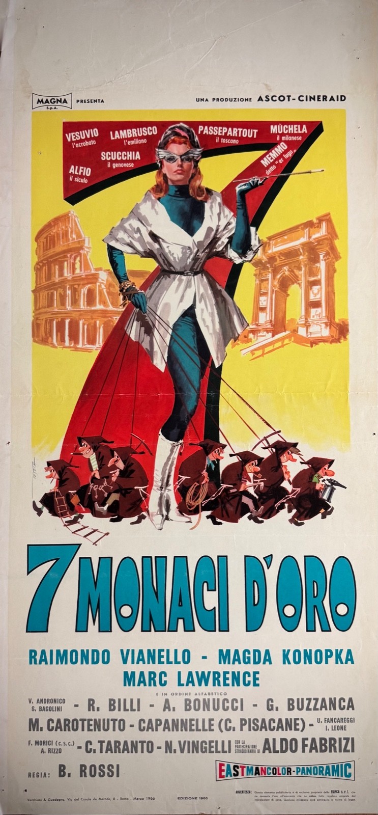 Locandina di 7 Monaci d'oro (1966)