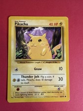 Pikachu 058/102 Base Set Regular for sale online | eBay