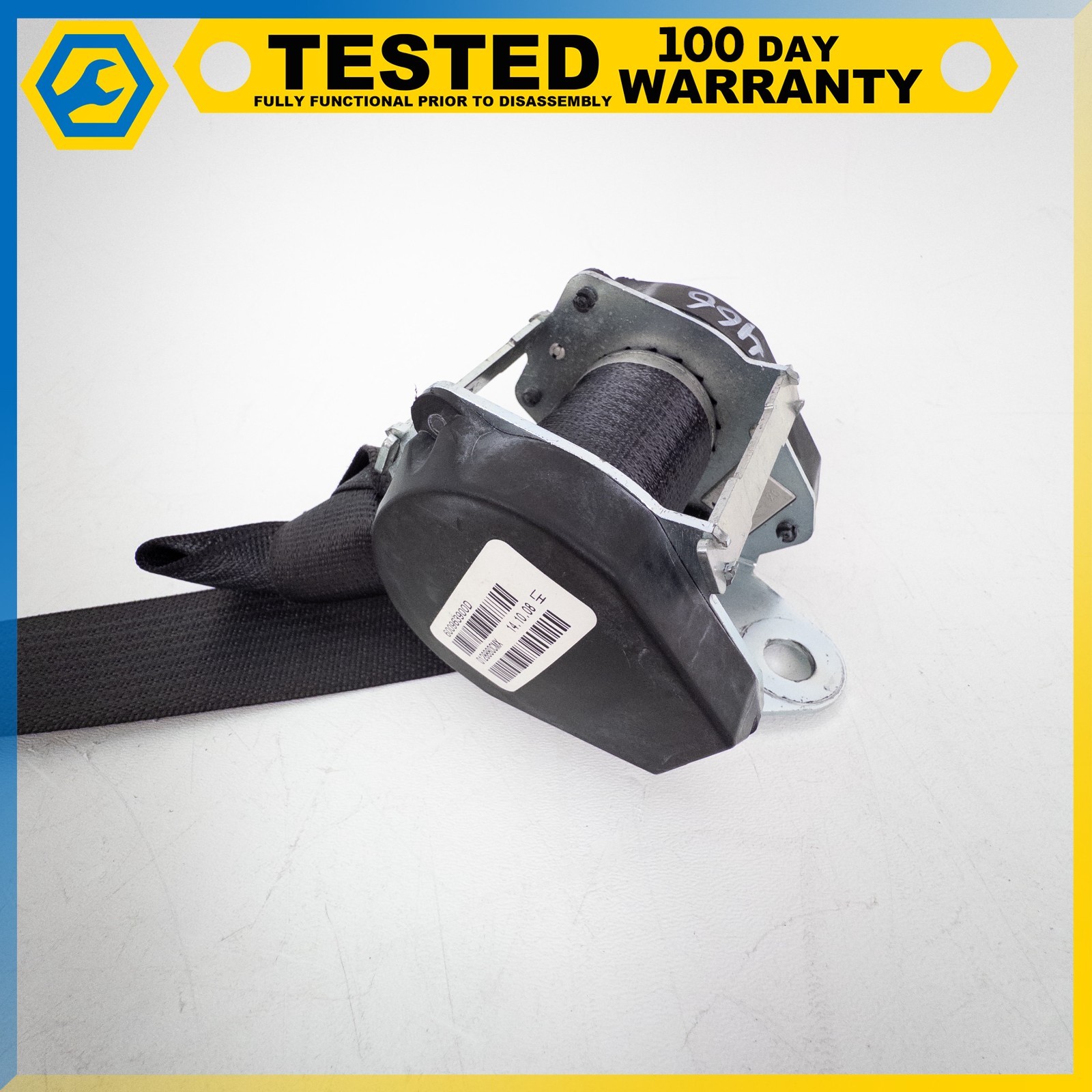 05-13 CHEVROLET CORVETTE C6 FRONT LEFT DRIVER SIDE SEAT BELT RETRACTOR OEM