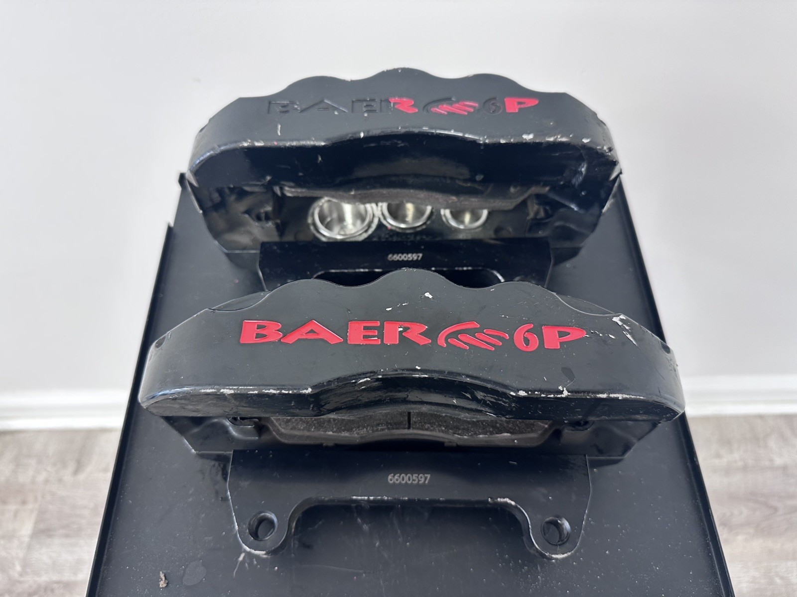 BAER 6P - SIX PISTON BRAKE CALIPERS - LEFT & RIGHT FRONT - 6600597