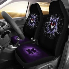Water Color Gengar Pokemon Car Seat Covers Universal Fit Set Of 2 Unive Water Color Gengar Pokemon Car Seat Covers Universal Fit Set Of 2 Unive