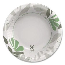 Dixie SX12PATH Pathways Heavyweight Green/Burgundy Paper Bowls (1000/Ct) New