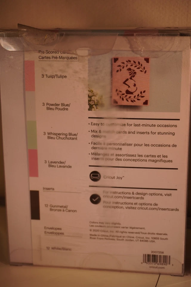 New, Bundle Of 3, Each Is A 12 Pack Of Multicolored Card Inserts For Cricut Joy - Image 3 of 4