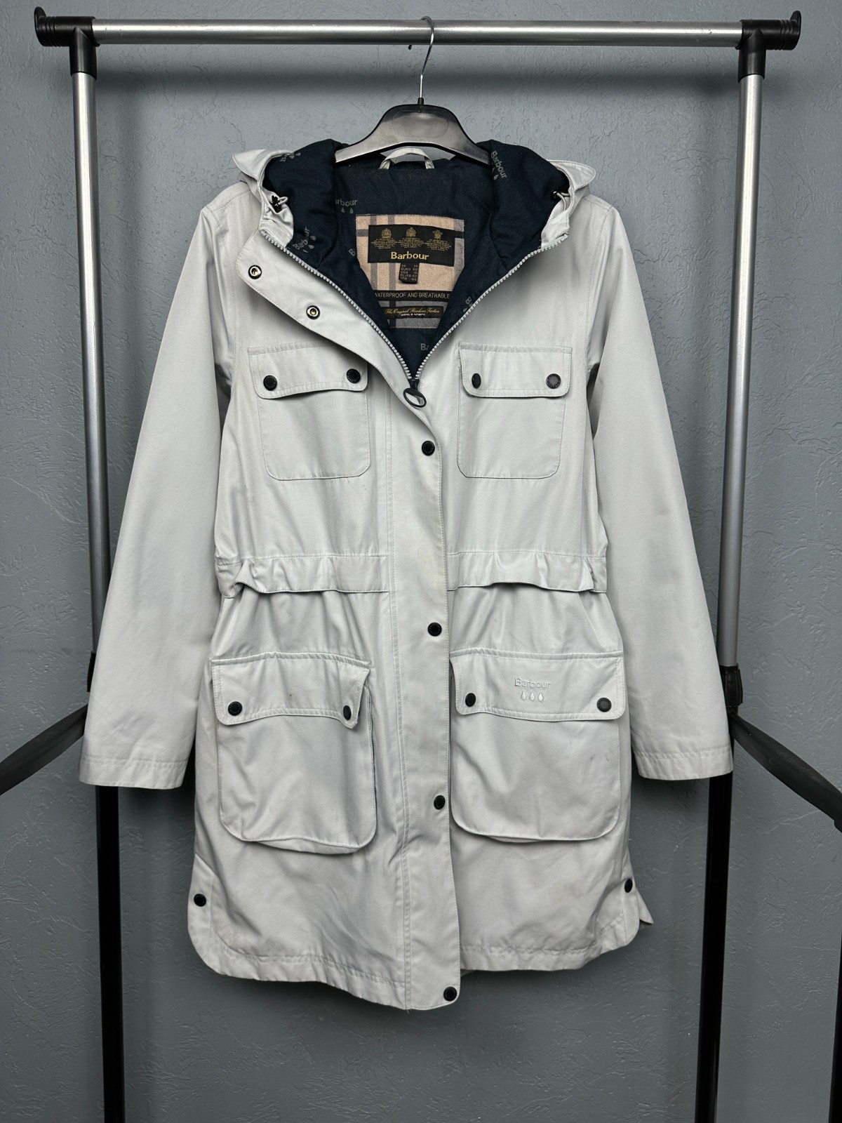 Barbour Isobar Womens Waterproof Jacket Size UK 14