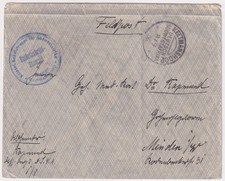 Dt. Kolonien DSWA Feldpostbrief Etappe Keetmanshoop nach Minden 1906