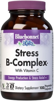 Bluebonnet Nutrition - STRESS B-COMPLEX 100 Veg Caps exp 02/28