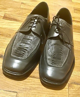 Size 12 Ostrich Skin Dress Shoes Adventure Handmade in Spain