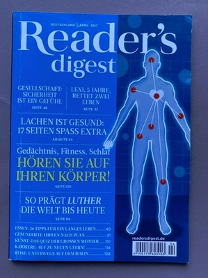 Readers Digest Magazin 2017 Reader s Digest Deutschland Ausgabe April
