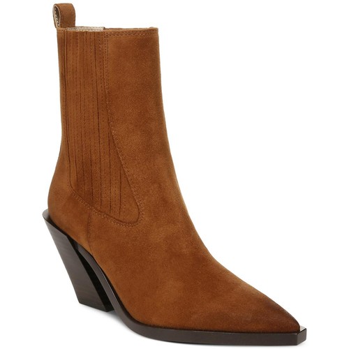 Sam Edelman Womens Mandey Brown Ankle Boots Shoes 8.5 Medium (B,M) BHFO 4729 - 第 1/1 張圖片
