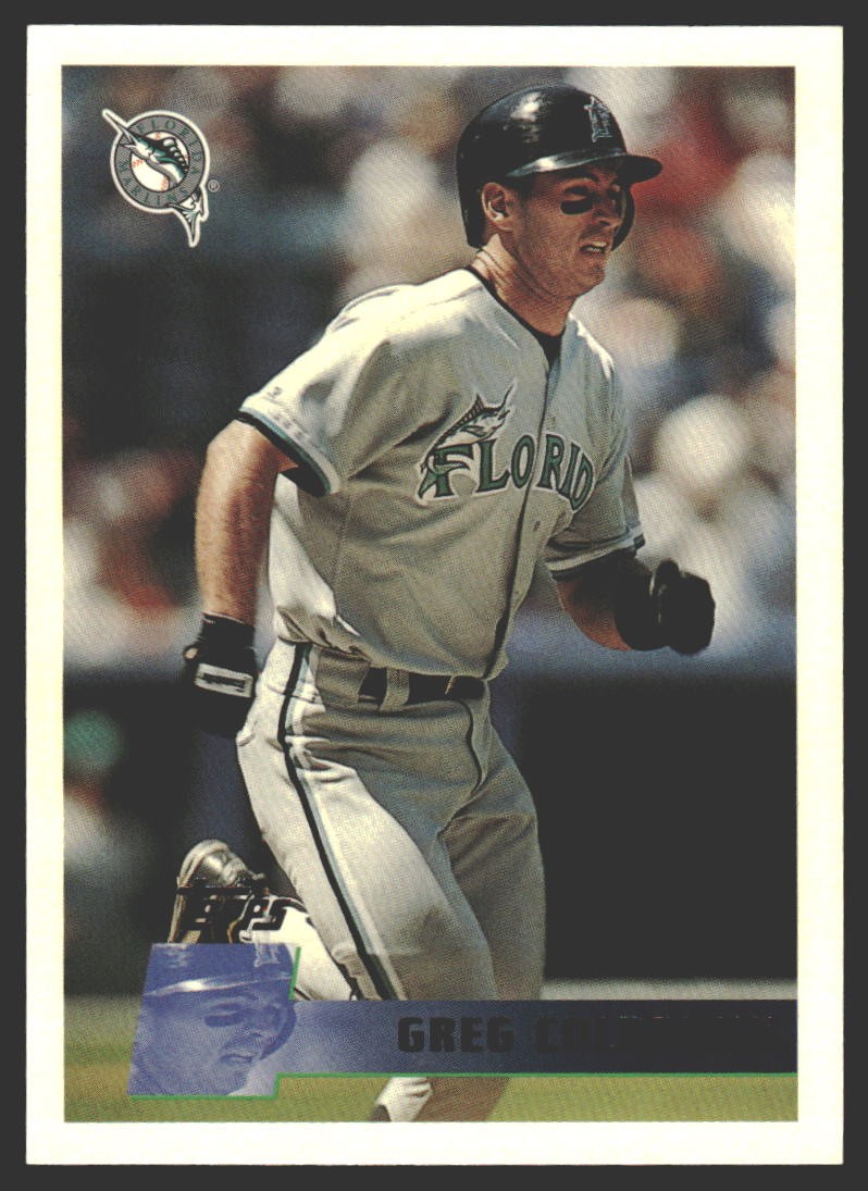 Greg Colbrunn #408 1996 Topps Florida Marlins