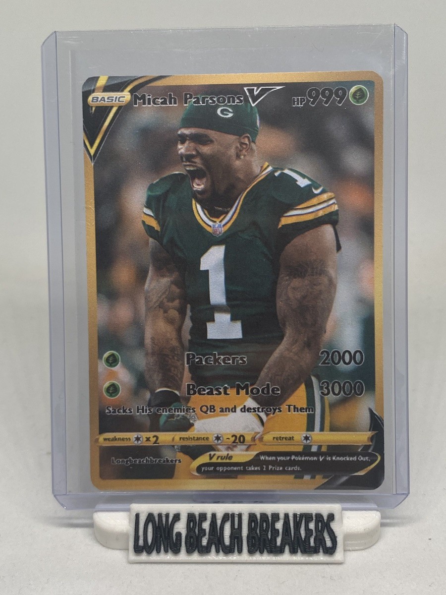Micah Parsons Pokémon Card Green Bay Packers | eBay