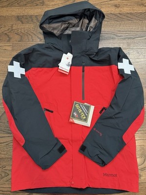 NWT Marmot Red Patrol Jacket Mens Sz L Hooded Gore Tex Pro Shell Ski Snow $500