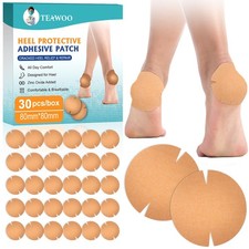 30PCS Patented Cracked Heel Treatment Patches, Cracked Heel Repair Bandage 80Mm