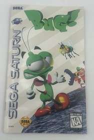 Bug Sega Saturn CIB Complete READ Damaged Manual Untested
