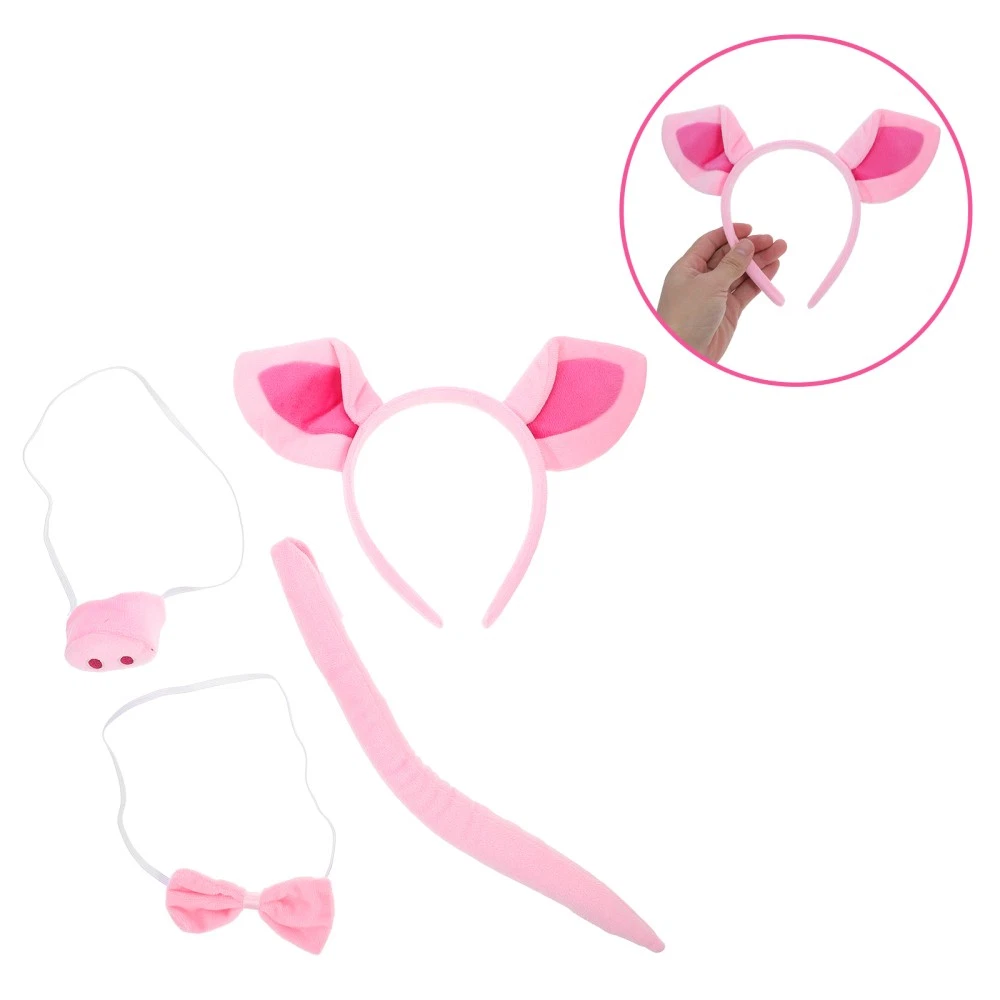 VETEMENTS Set Abbigliamento Maiale Papà Bambino Vestito Fantasia Costume Accessori Animale Festa