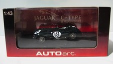 Jaguar C-Type  AutoArt  1953 LeMans Winner #18  1:43 Auto Art diecast  T. Rolt