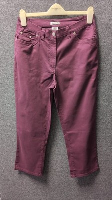 Damart Straight Leg Cotton Stretch Trousers UK 12 LN059 DD 07