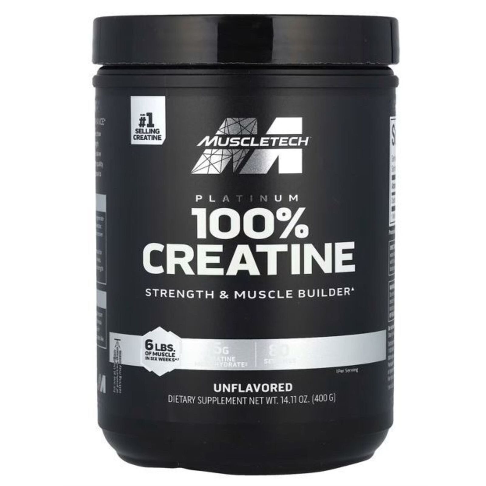 MUSCLETECH PLATINUM 100% CREATINE MONOHYDRATE MICRONIZED POWDER 400G