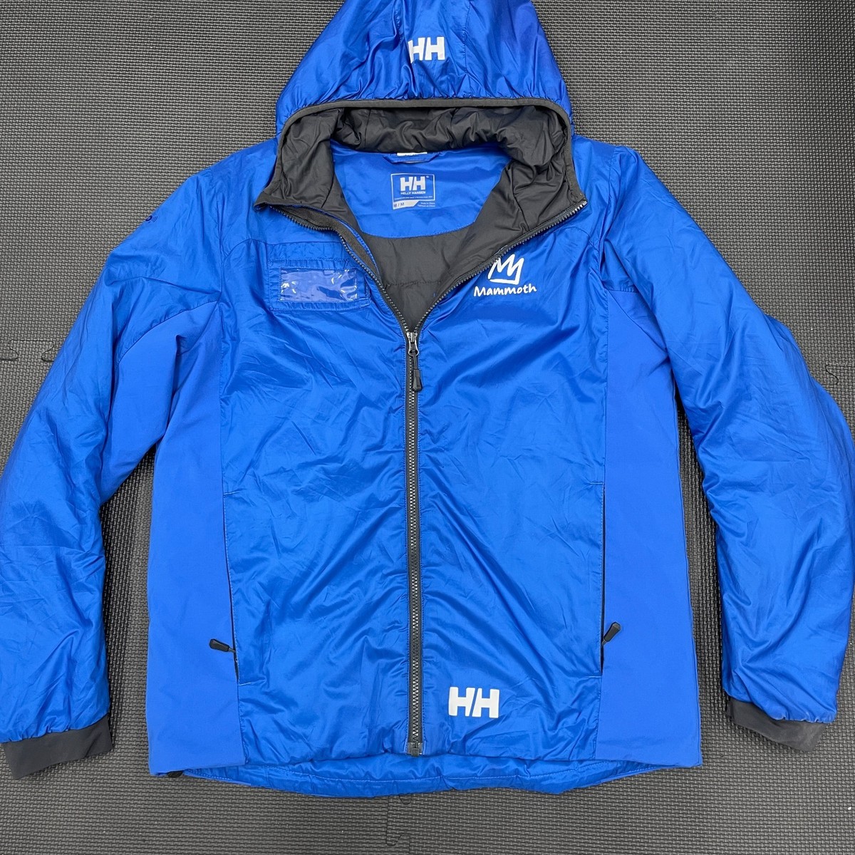Helly Hansen スノーボードウェア 青 Helly Hansen Jacket Mens Medium Blue Mammoth RECCO Hooded