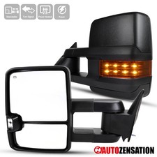Fit 2003-2007 Silverado Sierra Power Heat Extend Tow Mirrorsamber Led Signal Fit 2003-2007 Silverado Sierra Power Heat Extend Tow Mirrorsamber Led Signal