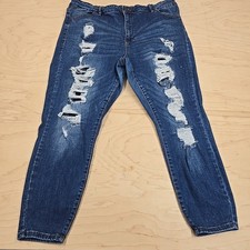 Rue 21 Jeans Womens Distressed Jeans Size 22