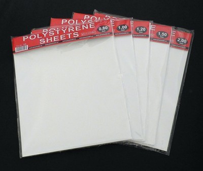 Plus Model 527 - 1:35 Polystyrene sheets big 1,0mm - Neu