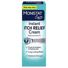 Monistat Instant Itch Relief Cream Maximum Strength 1 oz Vaginal Cream