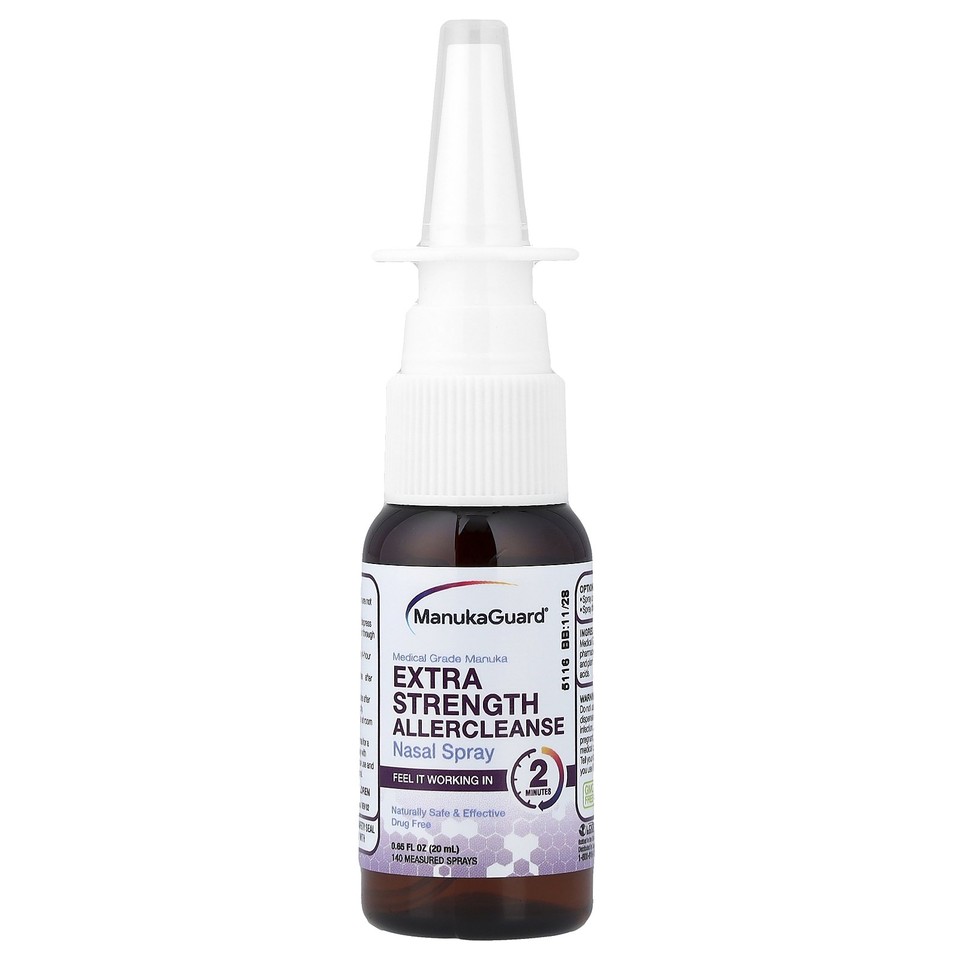 Medical Grade Manuka, Allercleanse Nasal Spray, 0.65 fl oz (20 ml)