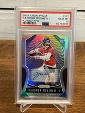 2019 Panini Prizm Gardener Minshew II RC Silver Prizm Auto GEM MINT 10