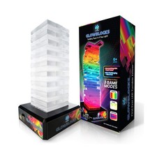 Glowblocks Light-Up Tumbling Tower Game, First Ever LED Building Bl... Fast Ship